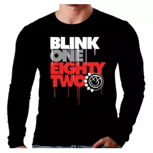 Camiseta Manga Longa Blink 182 Ref=487