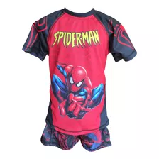 Conjunto Deportivo Playera Short Niño Spiderman Hombre Araña