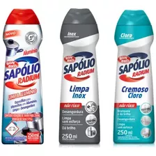 Kit C/3 Sapólio Bombril 250ml - Escolha O Seu