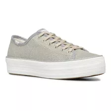 Zapatilla Keds Triple Kick Met Gris