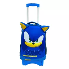 Mochila De Carrito Sonic Backpack Original Azul Primaria