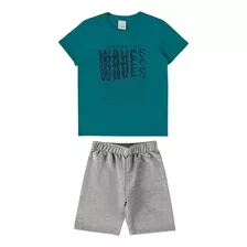 Conjunto Verão Menino Infantil Criança Camiseta Com Short