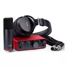 Kit Interface De Audio Focusrite Scarlett Solo Studio 4ª Ger