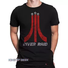 Camiseta River Raid Atari Camisa Geek Games Clássicos Retrô