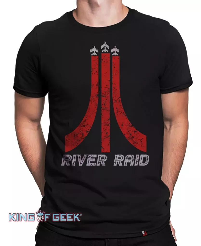 Camiseta River Raid Atari Camisa Geek Games Clássicos Retrô