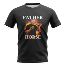 Camiseta Camisa Blusa Father Horse Treino Abençoado