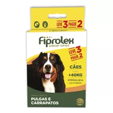 Antipulgas E Carrapatos Fiprolex Ceva Cães 40 Kg - 3 Un