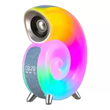 Conch Bluetooth Speaker, Smart Rgb Luz Atmosfera, Despertador, Lâmpada De Despertador, Máquina De Ruído Branco Para Dormir Bebê, Controle App