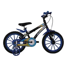 Bicicleta Infantil - Athor - Baby Lux - Preta Com Azul