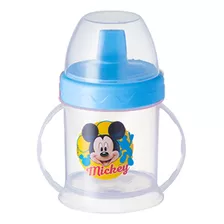 Copo Kids Disney Mickey Mouse Rostinho Azul 220ml