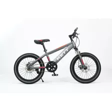 Bicicleta Trail Kett Rodado 20 Freno Disco Llanta Reforzada Color Rojo Tamaño Del Cuadro 20