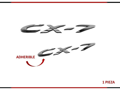 Emblema Para Cajuela Compatible Con Mazda Cx-7 2006-2009 Foto 2