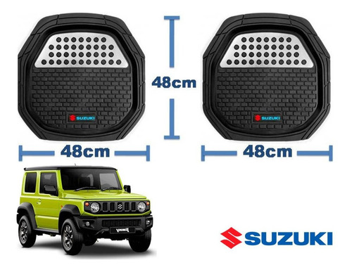 Tapetes 4 Piezas Charola 3d Logo Jimny 2020 2021 2022 2023 Foto 3