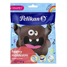 Foamy Moldeable Pelikan 50gr Masa Suave 14 Colores Color Cafe