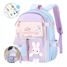 Mochila Escolar Bolsas Kawaii Lindas Capacidad Grande Primaria Infantil Impermeable Mochilas Bolsa Niñas Y 6 Marcador