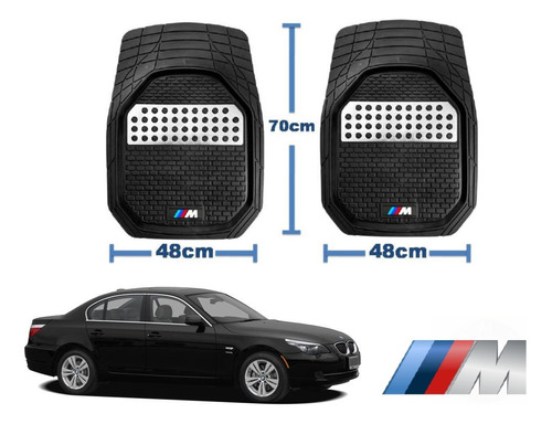 Tapetes 3d Logo Bmw + Cubre Volante 523i 2004 A 2009 2010 Foto 4