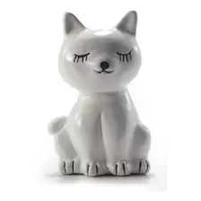 Urna Pet Cinzas Gatinho Branco