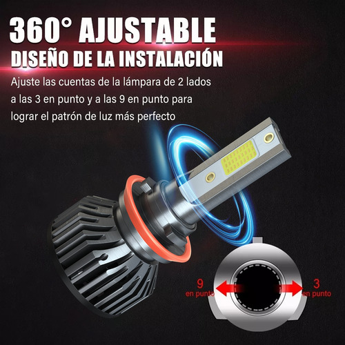 9005 H11 H8 Para Chevrolet Kit De Faros Led De Haz Alto/bajo Foto 6