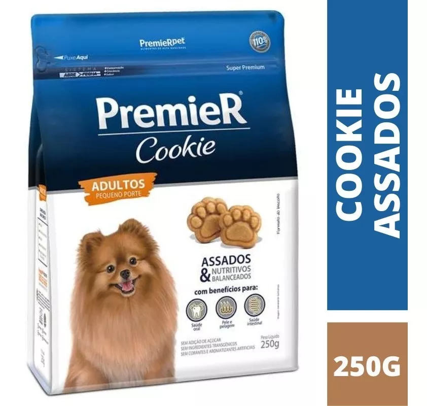 Biscoito Premier Pet Cookie Para Cães Adultos Raças Pequenas