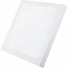 Painel Plafon Led Sobrepor 30w 40x40 Quadrado Branco Frio