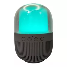 Parlante Estereo Bluetooth Luz Multicolor Sonido Bajos 360° 