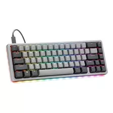 Teclado Mecánico Con Cable Para Juegos/gris.