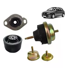 Kit Coxim Calço Motor + Lateral + Câmbio Peugeot 206 1.4 1.6