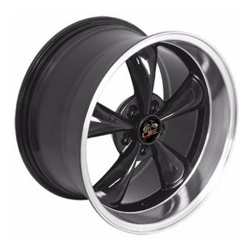 Juego De 4 Rines Bullit Progresivos 18x10 18x9 Mustang 94 04 Foto 2