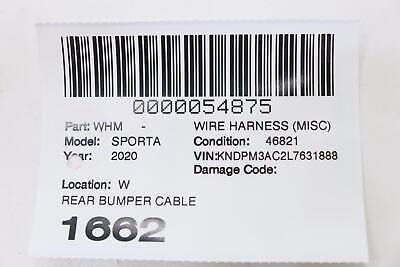 Kia Sportage Wire Harness (misc) Rear Bumper Cable Yyz Foto 9