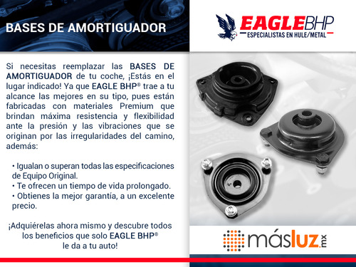 (1) Base Amort Del O Tras Integra L4 1.7l 92/93 Eagle Foto 5