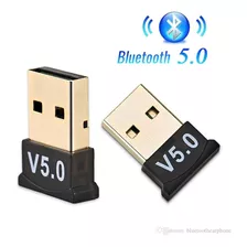Adaptador Mini Bluetooth Usb Dongle 5.0 Para Pc