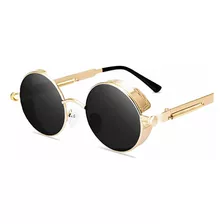 En Stock Abfa Shop Lentes Gotico Steampunk Punk Negro Dorado