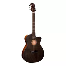 Violão Acústico Cort Core-oc Spruce Para Destros Open Pore Trans Black Open Pore