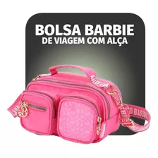 Bolsa De Viagem Barbie Com Alça E Puxador Personalizado