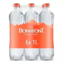 Agua Bonafont Natural 18 Botellas 1 L C\u .