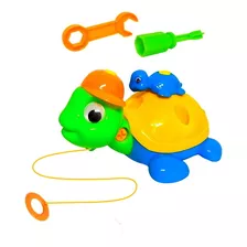 Brinquedo Educativo Monta E Desmonta Com Chave Tartaruga