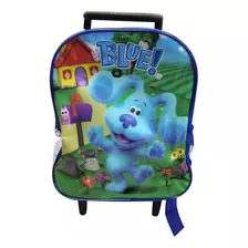 Mochila Blue 30cm Con Carro 