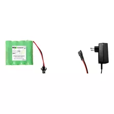 Bateria Carrinho 4,8v Aa 2700mah Ni-mh + Carregador