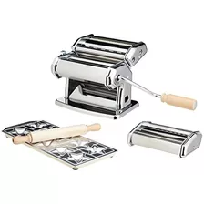 Pasta Maker Machine De Imperia Deluxe Set W 2 Accesorios Sta