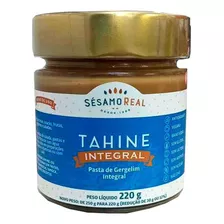 Pasta De Gergelim Integral Tahine Sésamo Real 220g