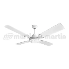 Ventilador De Techo Premium Blanco Metal Martin & Martin Cantidad De Aspas 4 Diámetro 120 Cm