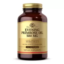 Solgar Evening Primrose Oil 500mg Aceite De Onagra 180softge Sabor Neutro