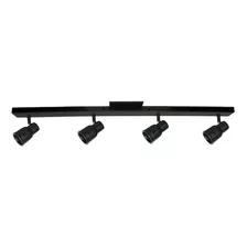 Aplique Barral Riel 4 Luces Cabezal Dicro Led Pared O Techo 