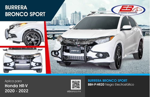 Bumper Delantero Honda Hrv 2020 - 2022 Burrera Bronco Sport Foto 2