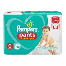 Pañales Pampers Pants Ajuste Total G