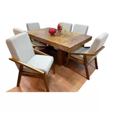 Comedor 6 Sillas Minimalista Moderno Diamante Sillas Tiras