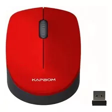 Mouse Wireless Ka-608 Kapbom Cor Vermelho