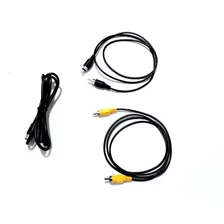 Kit Cabo S-video X S-video 1 M + 2 Cabos Rca 1 M