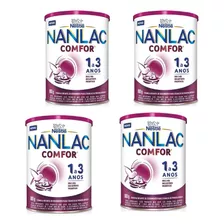 Fórmula Infantil Nestlé Nanlac Comfor Lata 800g Kit 4 Un