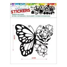 Sticker Adhesivo Mariposa